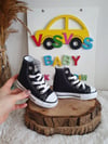 SİYAH UZUN BİLEK KETEN SNEAKER