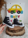 SİYAH UZUN BİLEK KETEN SNEAKER