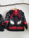 SPİDERMAN SİYAH TRENÇKOT