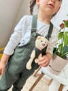 YEŞİL TEDDY KOT TULUM UNİSEX