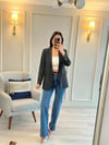 Blazer Ceket Füme