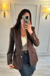 Blazer Ceket Kahve