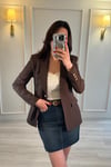 Blazer Ceket Kahve