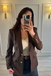 Blazer Ceket Kahve