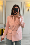 Dilvin Marka Blazer Ceket Pembe