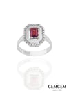 Cemcem Baget Eclipse Red II YüzükCemcem Baget Eclipse  Red IIYüzükRENKLİ TAŞLI YÜZÜKCEMCEM