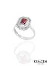 Cemcem Baget Eclipse Red II YüzükCemcem Baget Eclipse  Red IIYüzükRENKLİ TAŞLI YÜZÜKCEMCEM