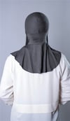 Antrasit Pratik Hazır Geçmeli Şal Şifon Kumaş Hijab Bone - Hürrem Bone 3009_25