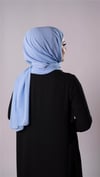 Bebe Mavisi Pratik Hazır Geçmeli Şal Şifon Kumaş Hijab Bone - Hürrem Bone 3009_11