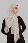 Bej Düz Klasik Şal Dikişli Premium Jersey Sade - Hürrem Bone 202129_12
