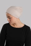 Bej Pratik Hazır Geçmeli İç Bone Viskon Süngerli Lastikli - Hürrem Bone 3015_12
