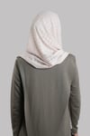 Bej Pratik Hazır Geçmeli Şal Desenli Şifon Hijab Boneli - Hürrem Bone 2415_12