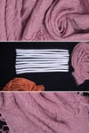 Beyaz Çift Katlı 10'lu Eşarp Süngeri Polyester - Hürrem Bone 1010O_42