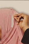 Beyaz Eşarp ve Şal Sabitleme Yapışkan Etiketi Çift Taraflı Sticker Polyester 50'li Paket - Hürrem Bone 1030_42