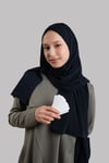 Beyaz Eşarp ve Şal Sabitleme Yapışkan Etiketi Çift Taraflı Sticker Polyester 50'li Paket - Hürrem Bone 1030_42