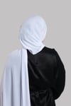 Beyaz Pratik Hazır Geçmeli Şal Sandy Önü Süngerli - Hürrem Bone 2412_42
