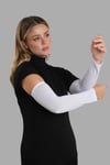 Beyaz Tesettür Kolluk Viskon Kumaş Düz - Hürrem Bone 1001_42