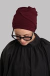 Bordo Versa Kuyruklu Pratik Tesettür Bone Sandy Büzgülü - Hürrem Bone 2515_16