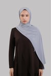 Gri Düz Klasik Şal Dikişli Premium Jersey Sade - Hürrem Bone 202129_15