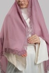Gül Kurusu Nikah Namaz Başörtüsü Şal Şifon Boncuklu Güpürlü - Hürrem Bone 202131_18