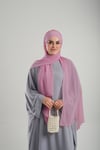 Gül Kurusu Pratik Hazır Geçmeli Bone Şal Şifon Kendinden Boneli İki Bantlı - Hürrem Bone 1452_18
