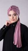 Gül Kurusu Pratik Hazır Geçmeli Tesettür Bone Sandy Kumaş Atkılı  - Hürrem Bone 2204_18