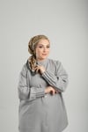 Haki Desenli Eşarp Bambu Etnik Çiçek Dijital Baskılı - Hürrem Bone 202202_09