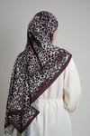 Kahve Zera Şal Koleksiyon İtalyan Dikişli Mucize Kumaş Leopar Desenli - Hürrem Bone 202134_14