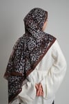 Kiremit Zera Şal Koleksiyon İtalyan Dikişli Mucize Kumaş Leopar Desenli - Hürrem Bone 202134_05