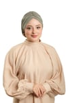 Koyu Vizon Drapeli Salaş Tesettür Bone Sandy Büzgülü - Hürrem Bone 2315_38