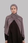 Koyu Vizon Düz Klasik Şal Dikişli Premium Jersey Sade - Hürrem Bone 202129_38