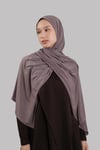 Koyu Vizon Düz Klasik Şal Dikişli Premium Jersey Sade - Hürrem Bone 202129_38