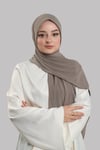 Koyu Vizon Pratik Hazır Geçmeli Şal Sandy Önü Süngerli - Hürrem Bone 2412_38