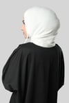 Krem Bağcıklı Peluş Balaklava Boyunluklu Bere Jakar Düz - Hürrem Bone 2327_40