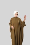 Krem Drapeli Salaş Tesettür Bone Sandy Büzgülü - Hürrem Bone 2315_40