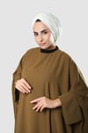 Krem Drapeli Salaş Tesettür Bone Sandy Büzgülü - Hürrem Bone 2315_40