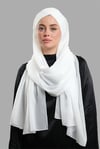 Krem Pratik Hazır Geçmeli Bone Şal Şifon Kendinden Boneli Tek Bantlı - Hürrem Bone 1453_40