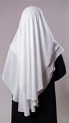 Krem Pratik Hazır Geçmeli Tesettür Eşarp Pamuk Caz Kumaş Çift Katlı Düz Hijab - Hürrem Bone 2303_40