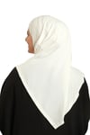Krem Pratik Hazır Geçmeli Tesettür Eşarp Viskon Boneli Büyük Boy - Hürrem Bone 1290BV_40
