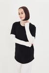 Krem Tesettür Parmak Geçmeli Kolluk Viskon Düz - Hürrem Bone 1024_40