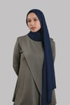 Laci Pratik Hazır Geçmeli Şal Desenli Şifon Hijab Boneli - Hürrem Bone 2415_02
