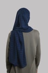 Laci Pratik Hazır Geçmeli Şal Desenli Şifon Hijab Boneli - Hürrem Bone 2415_02