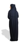 Lacivert İki Parça Namaz Elbisesi Viskon Düz - Hürrem Bone 2504_02