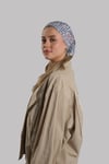 Lacivert Pratik Hazır Geçmeli Buff Bandana Sandy Desenli Boru Bone - Hürrem Bone 2418_02