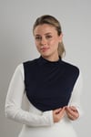 Lacivert Tesettür Boyunluk Viskon Kumaş Düz - Hürrem Bone 1003_02