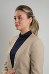 Lacivert Tesettür Boyunluk Viskon Kumaş Düz - Hürrem Bone 1003_02