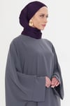 Mürdüm Düz Klasik Şal Turlu Polyester Lüx Janjan - Hürrem Bone 202126_07