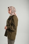 Pudra Desenli Eşarp Bambu Çiçek Dijital Baskılı - Hürrem Bone 202208_06
