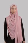 Pudra Düz Klasik Şal Dikişli Premium Jersey Sade - Hürrem Bone 202129_06