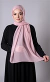 Pudra Pratik Hazır Geçmeli Şal Şifon Kumaş Hijab Bone - Hürrem Bone 3009_06